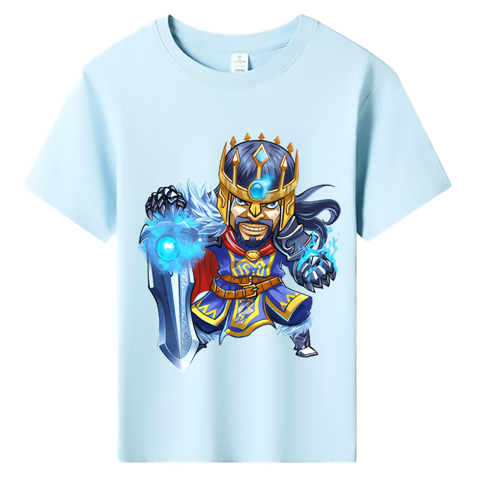 （画像用） リーグ・オブ・レジェンド League of Legends LOL 綿100％キッズTシャツ（フロントプリント）